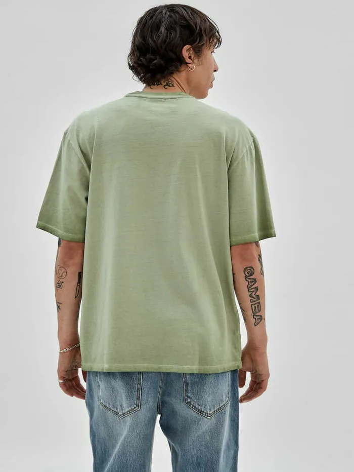 GUESS GUESS Originals Icon Logo Tee Dried Sage Multi Men TShirts and Tanks