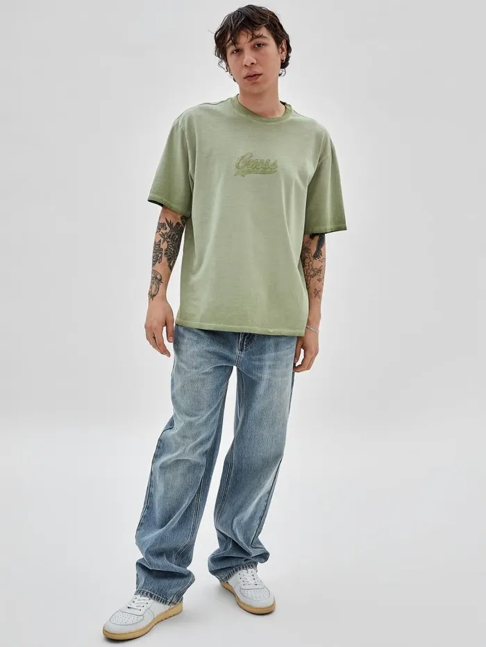 GUESS GUESS Originals Icon Logo Tee Dried Sage Multi Men TShirts and Tanks