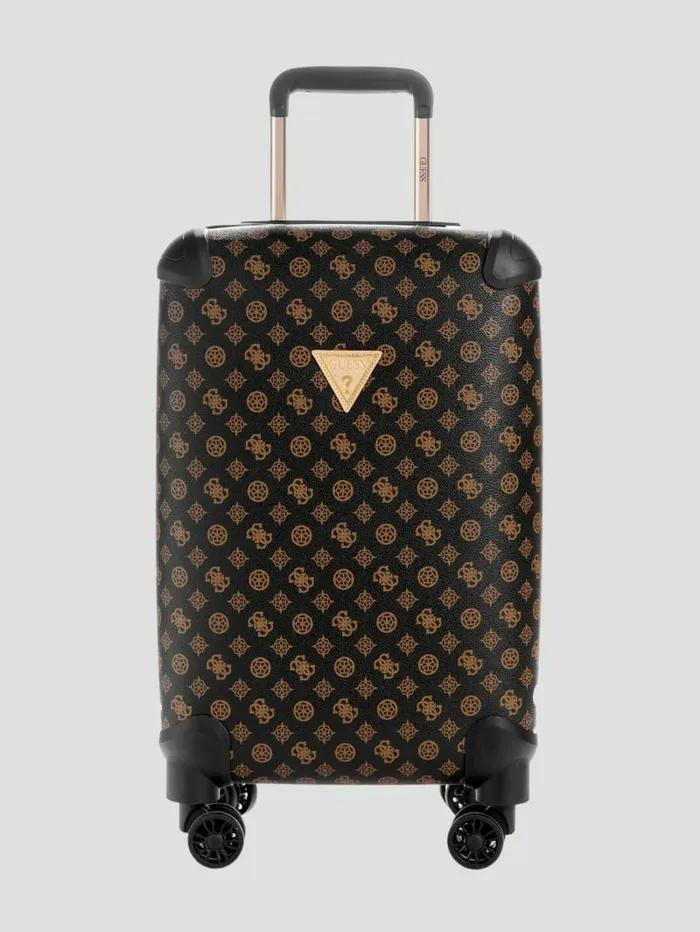GUESS Handbags WomenMen Wilder Peony 208243 8Wheel Suitcase Brown