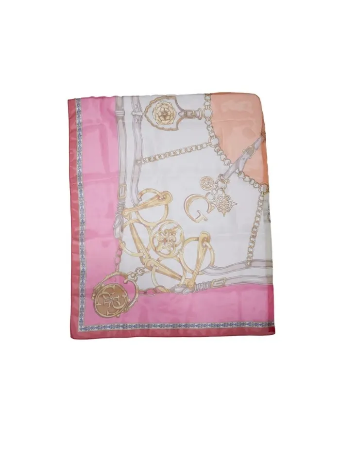 GUESS Hats and Scarves Women Camille Sheer Scarf Fuchsia GUESS Hats and Scarves Women Camille Sheer Scarf Fuchsia