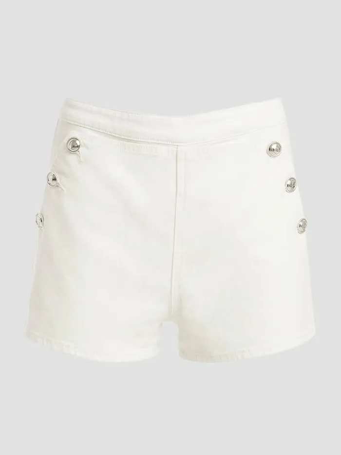 GUESS Jeans and Denim Women Janae Shorts Optic White
