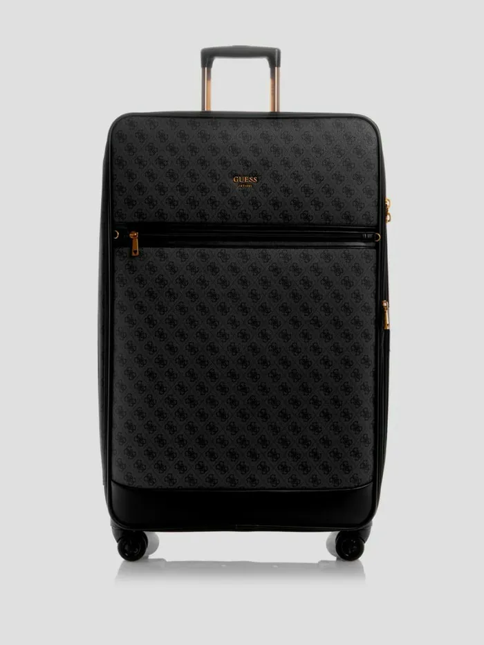 GUESS Keith 288243 8Wheel Suitcase Coal Multi WomenMen Wallets and Bags