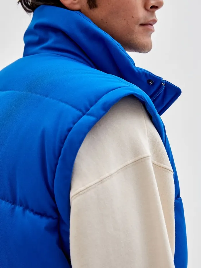 GUESS Originals Puffer Jacket Bright Zaffre Men Jackets and Coats GUESS