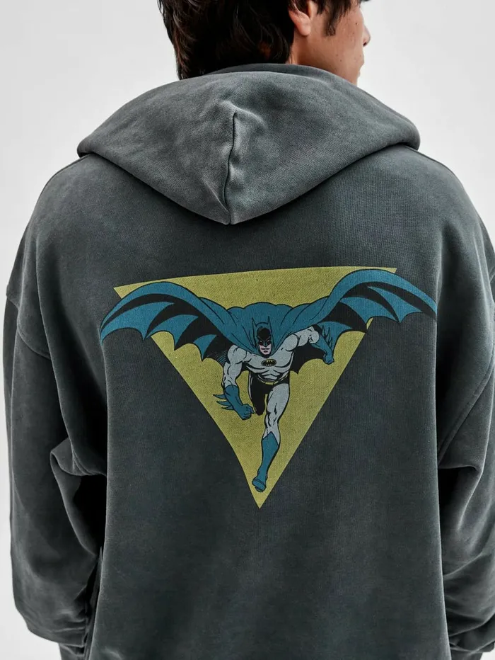 GUESS Originals x Batman Graphic Hoodie Jet Black Multi Men Hoodies and Sweaters GUESS GUESS Originals x Batman Graphic Hoodie Jet Black Multi Men Hoodies and Sweaters GUESS