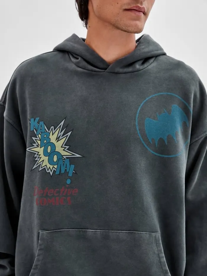 GUESS Originals x Batman Graphic Hoodie Jet Black Multi Men Hoodies and Sweaters GUESS GUESS Originals x Batman Graphic Hoodie Jet Black Multi Men Hoodies and Sweaters GUESS