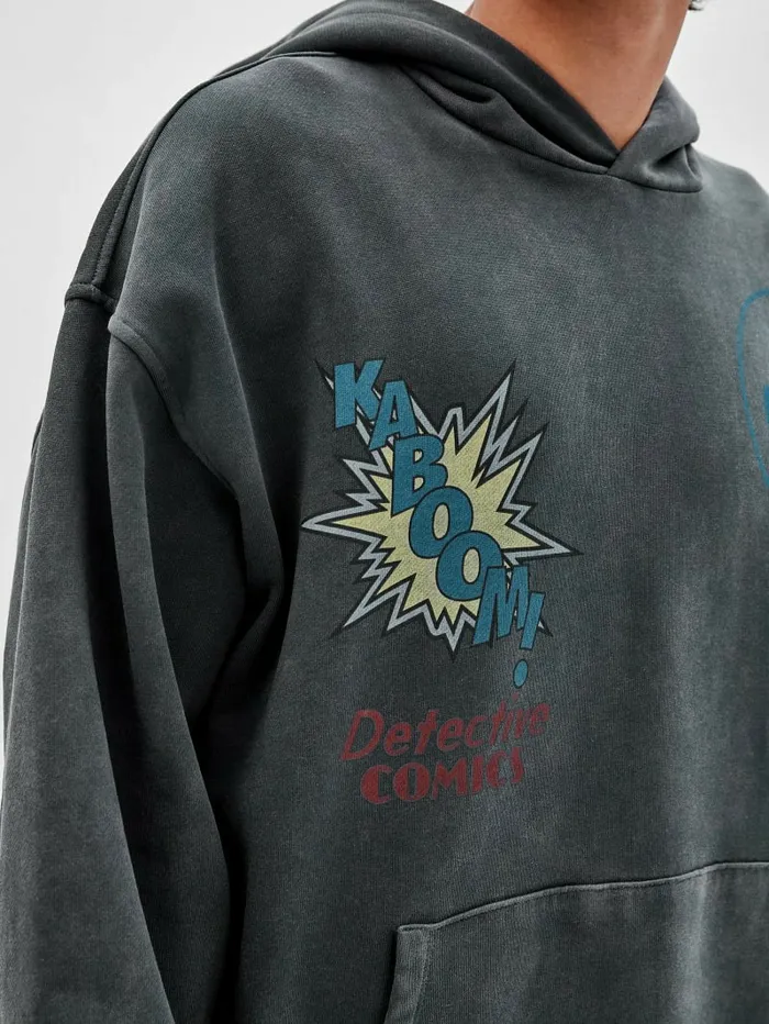 GUESS Originals x Batman Graphic Hoodie Jet Black Multi Men Hoodies and Sweaters GUESS GUESS Originals x Batman Graphic Hoodie Jet Black Multi Men Hoodies and Sweaters GUESS