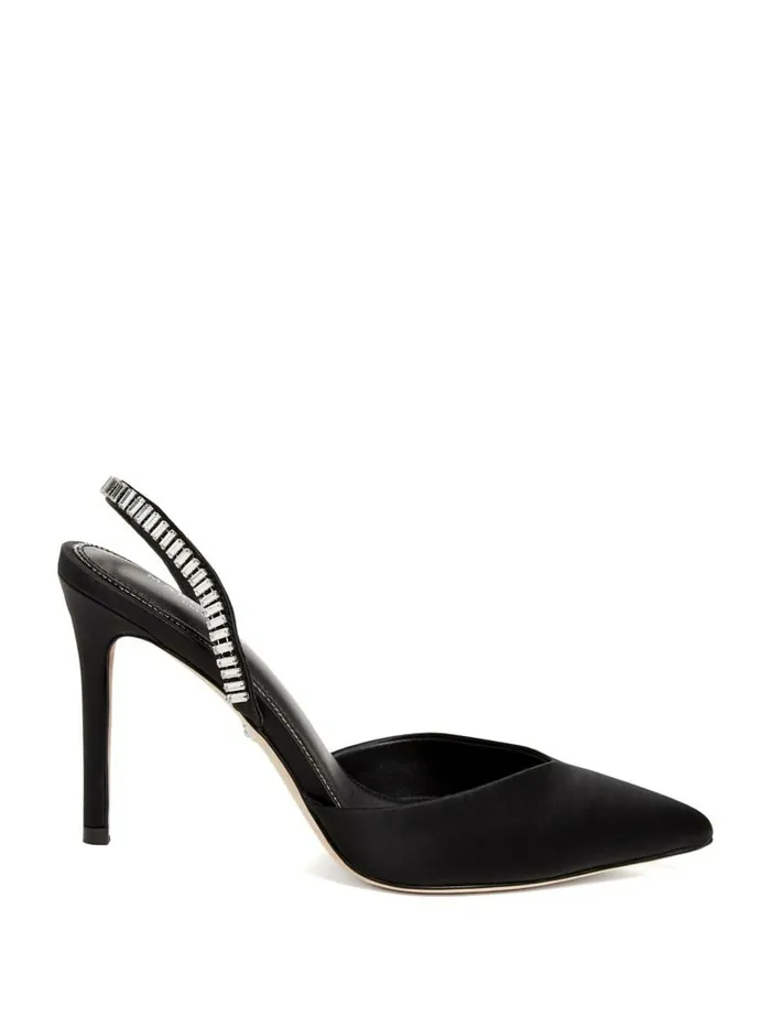 GUESS Rene Studded Stiletto Heel Black Women Heels