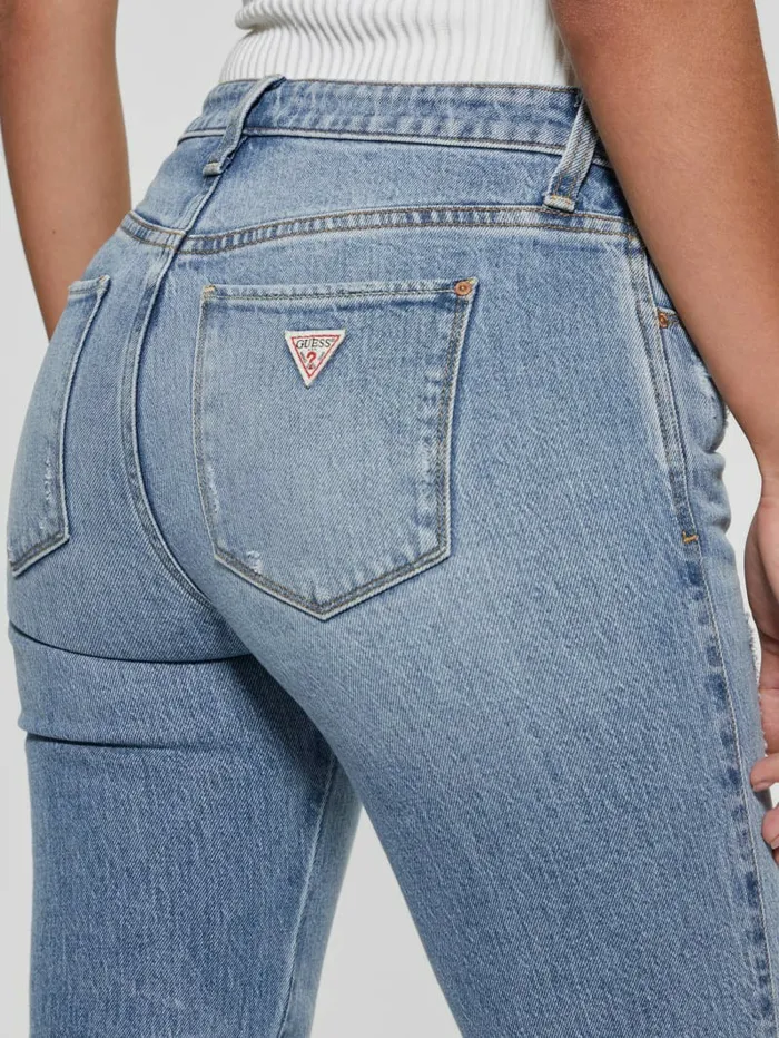 GUESS Sexy Straight Jeans Moonstone Blue Women Jeans and Denim GUESS Sexy Straight Jeans Moonstone Blue Women Jeans and Denim
