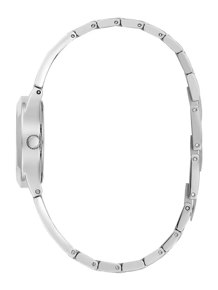 GUESS SilverTone Analog Watch Silver Women Watches GUESS SilverTone Analog Watch Silver Women Watches