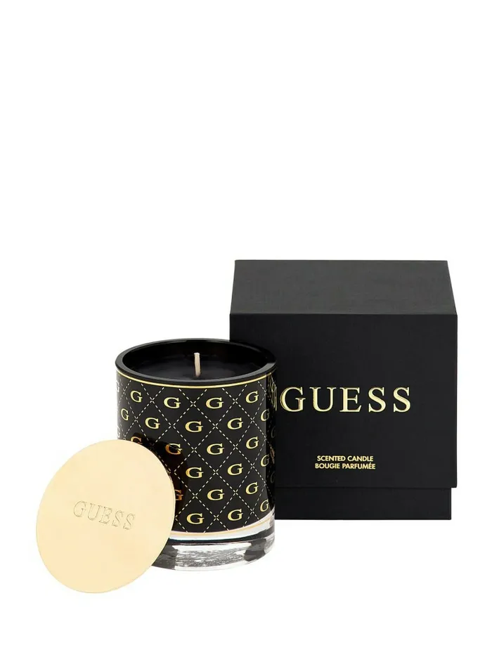 GUESS Status Candle Black Floral Print Women Home GUESS Status Candle Black Floral Print Women Home