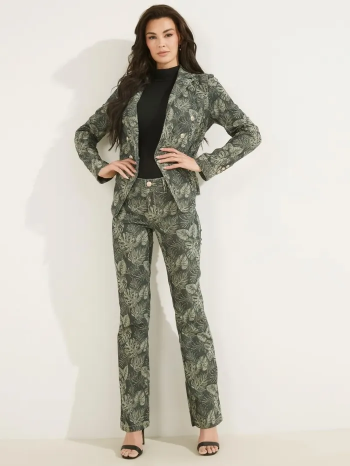 GUESS Tailor Printed Blazer Grecale Women Jackets and Coats GUESS Tailor Printed Blazer Grecale Women Jackets and Coats