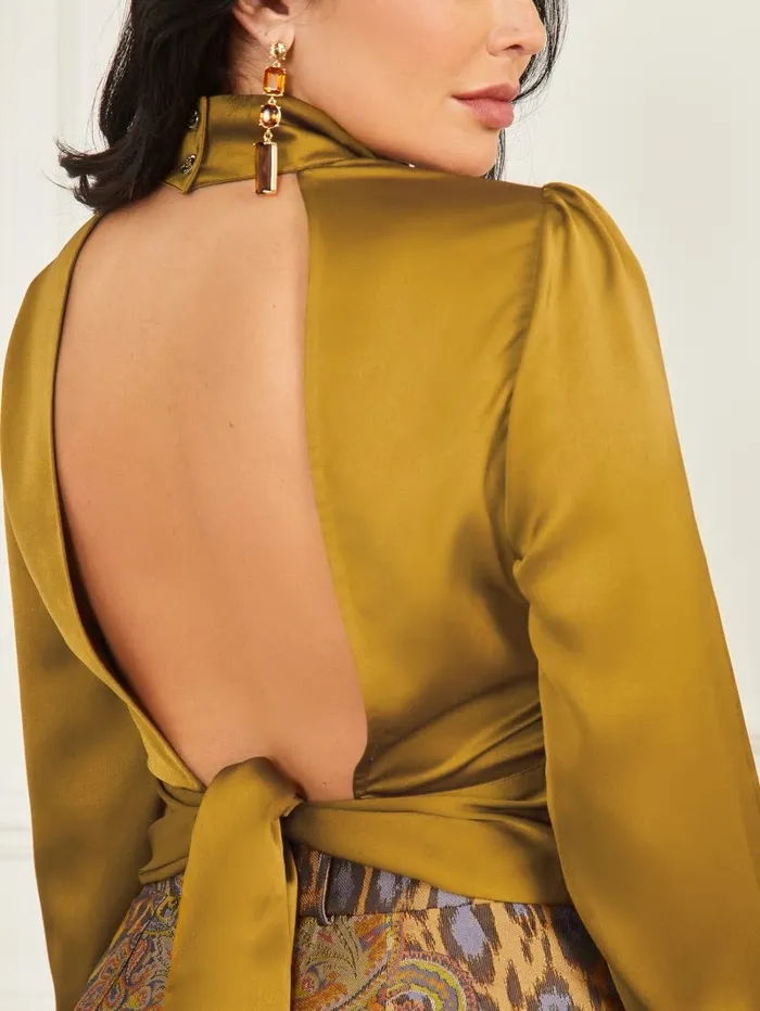 GUESS Tops Women Libertine Top Cider Gold A299