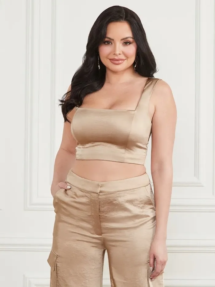 GUESS Tops Women Vera Crop Top Mindful Multi
