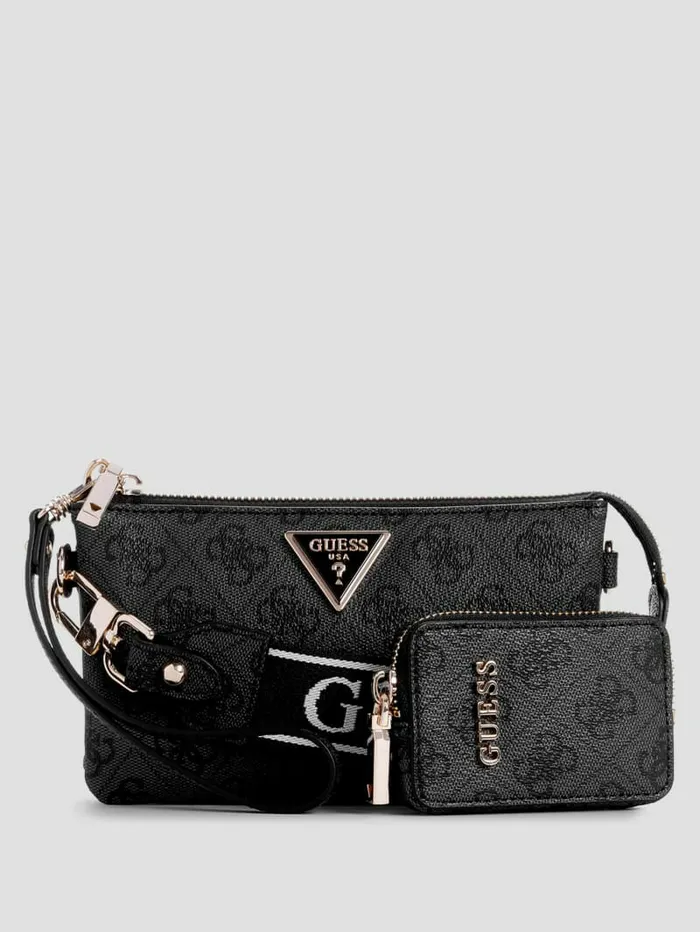 Handbags GUESS Women Latona Quattro G Mini Crossbody Cloud Wash