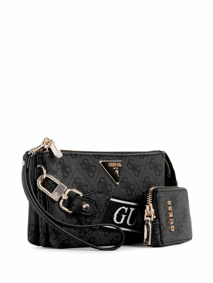Handbags GUESS Women Latona Quattro G Mini Crossbody Cloud Wash Handbags GUESS Women Latona Quattro G Mini Crossbody Cloud Wash