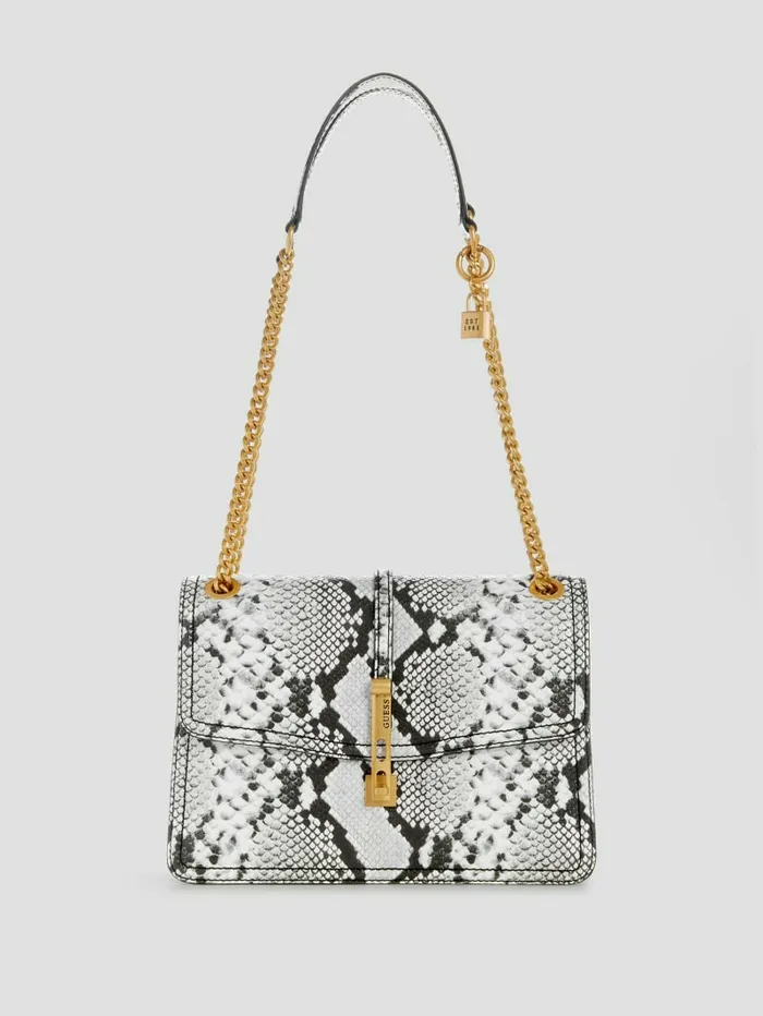 Handbags James Python Convertible Bag White 8211 GUESS Women