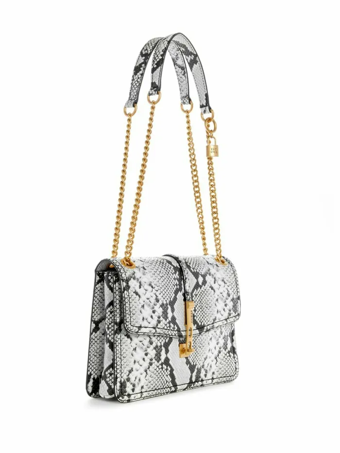 Handbags James Python Convertible Bag White 8211 GUESS Women