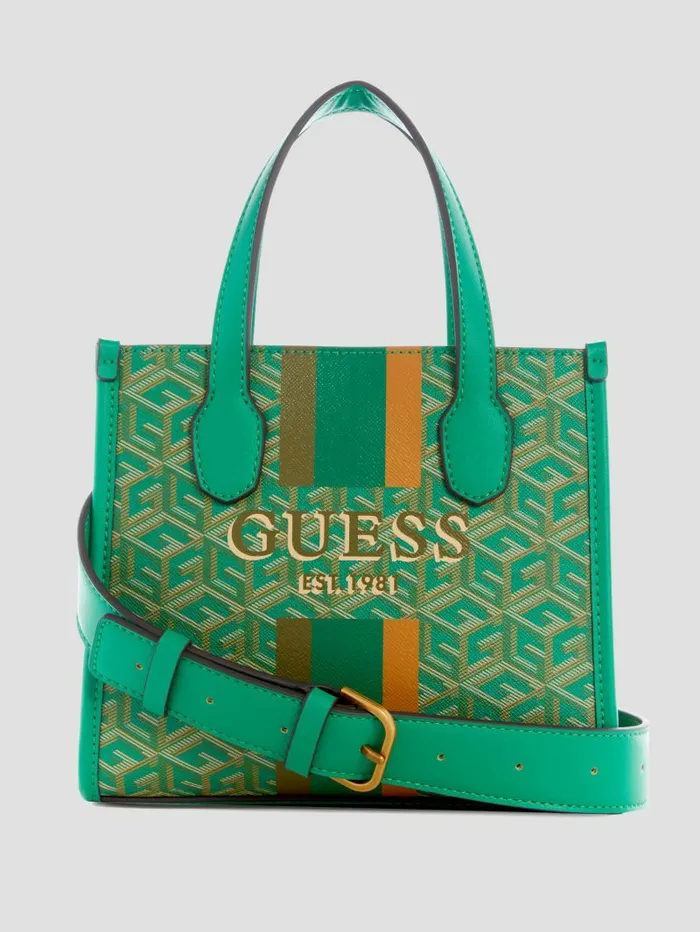 Handbags Silvana Mini Totes Forest Logo GUESS Women