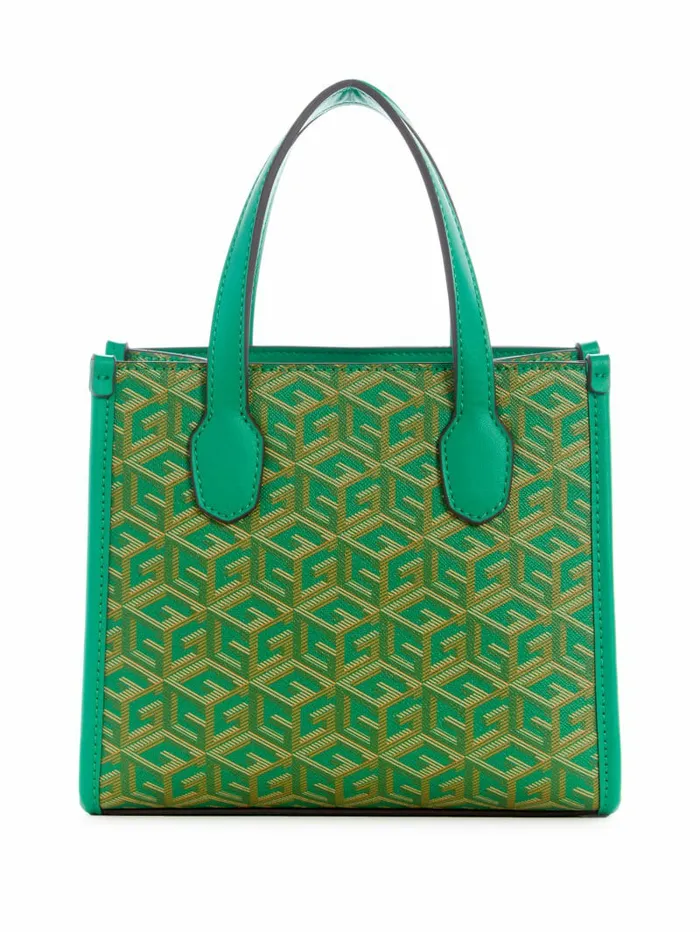 Handbags Silvana Mini Totes Forest Logo GUESS Women Handbags Silvana Mini Totes Forest Logo GUESS Women
