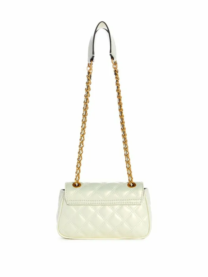 Handbags Women Giully Mini Convertible Crossbody Ivory GUESS