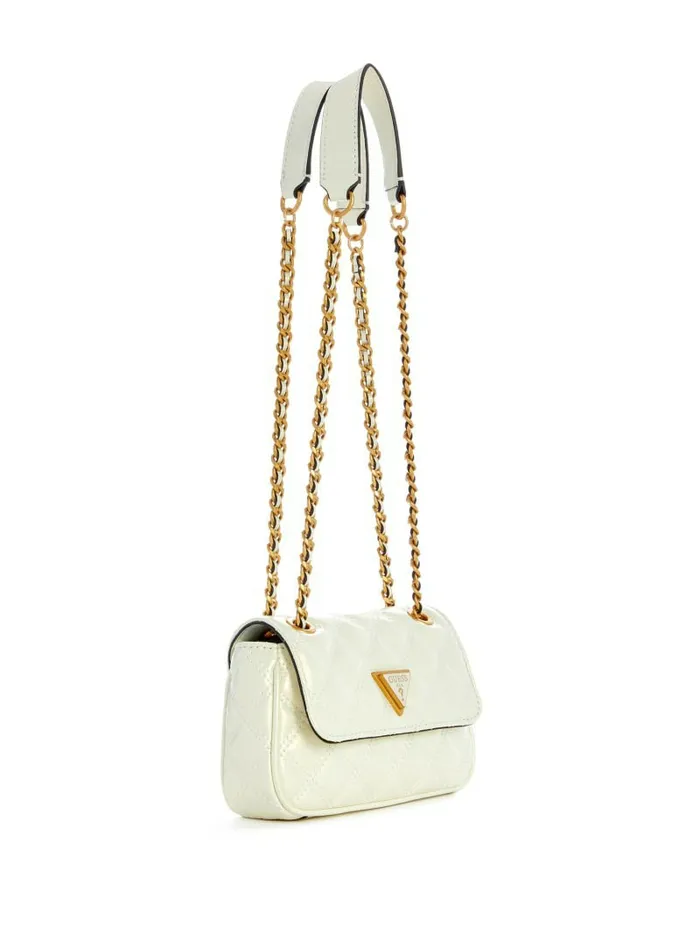 Handbags Women Giully Mini Convertible Crossbody Ivory GUESS