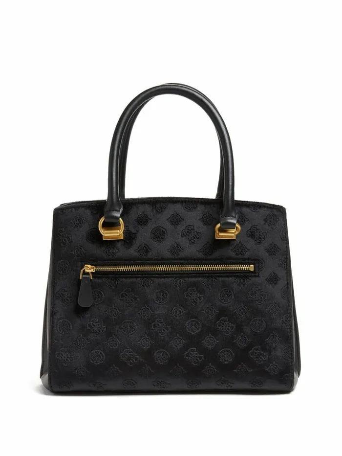 Handbags Women GUESS Ales Girlfriend Satchel Black Handbags Women GUESS Ales Girlfriend Satchel Black