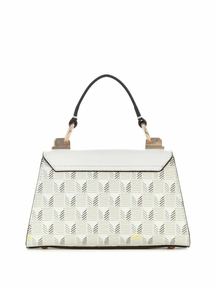 Handbags Women GUESS Hallie Mini FoldOver Flap Bag Steel Handbags Women GUESS Hallie Mini FoldOver Flap Bag Steel