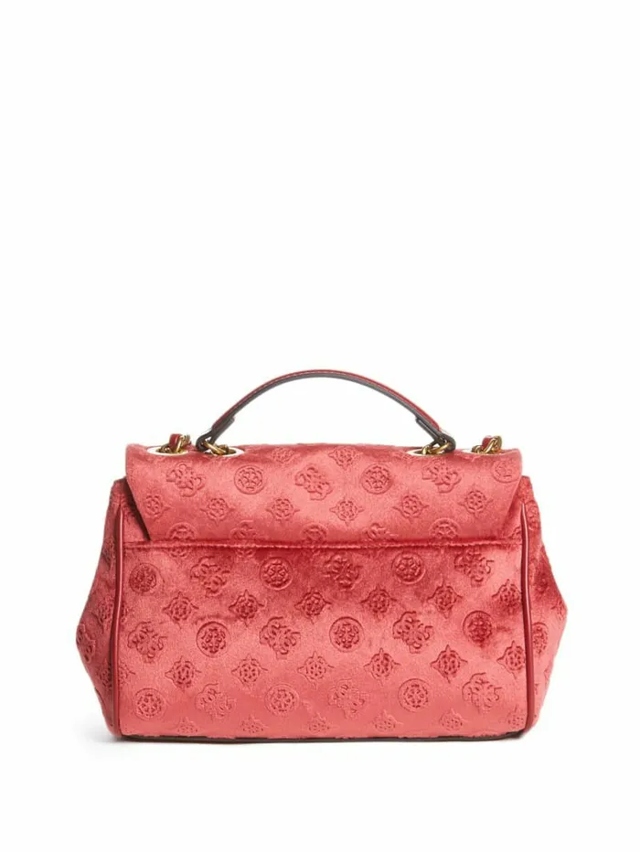 Handbags Women GUESS Kimi Logo Convertible Crossbody Red