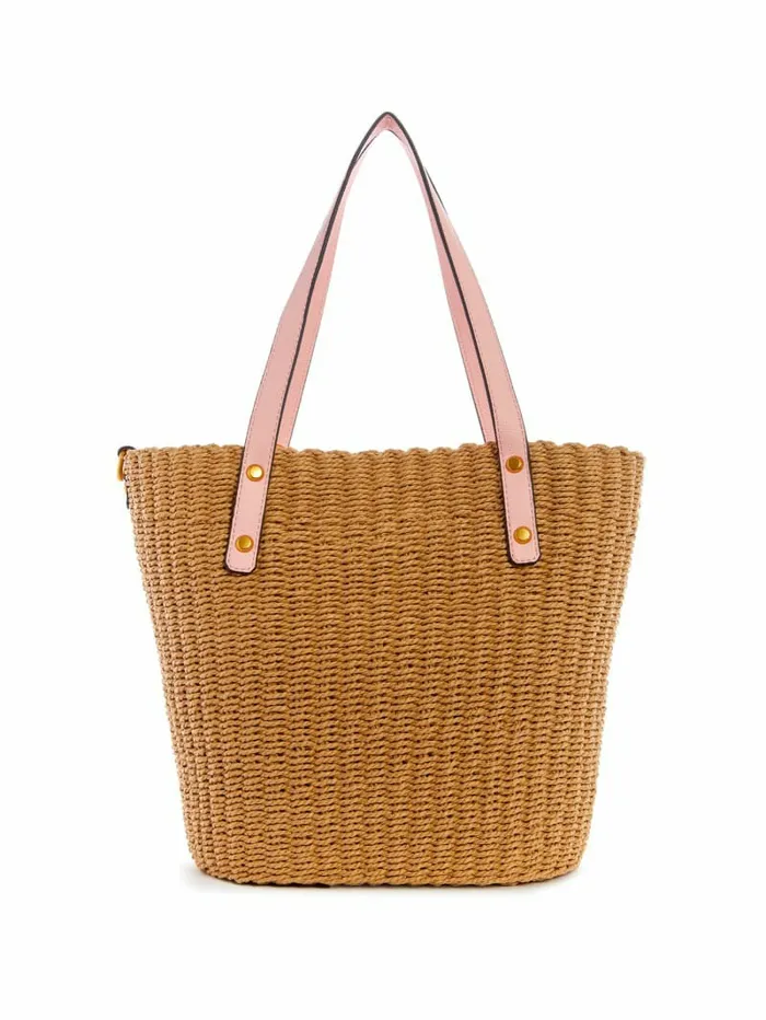 Handbags Women GUESS Lilica Shopper Tote Medium Orange Handbags Women GUESS Lilica Shopper Tote Medium Orange