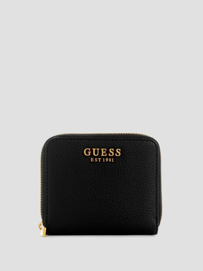 Handbags Women Laryn Small ZipAround Wallet Black GUESS