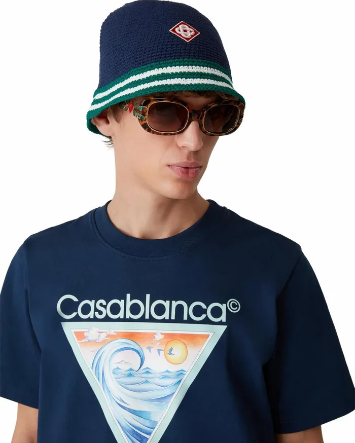 Hats MenWomen Casablanca Paris Stripe Crochet Hat Hats MenWomen Casablanca Paris Stripe Crochet Hat