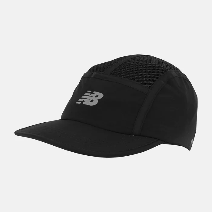 Hats New Balance MenWomen Running Stash Hat BLACK