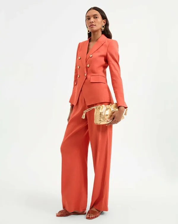 Heyser Pant Persimmon Women Veronica Beard Pants Heyser Pant Persimmon Women Veronica Beard Pants