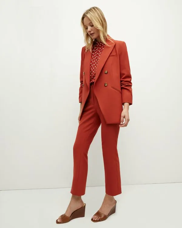 Hirsh Dickey Jacket Brick Red Women Veronica Beard Jackets and Outerwear Hirsh Dickey Jacket Brick Red Women Veronica Beard Jackets and Outerwear