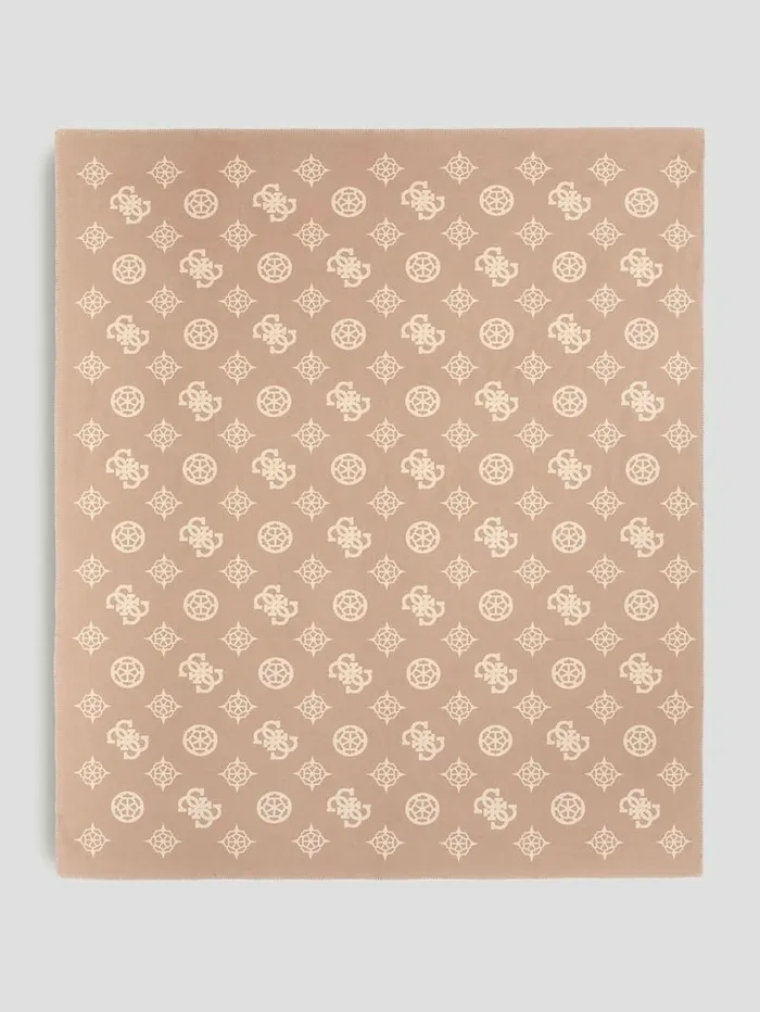 Home Women GUESS Fleece Peony Blanket Beige Overflow