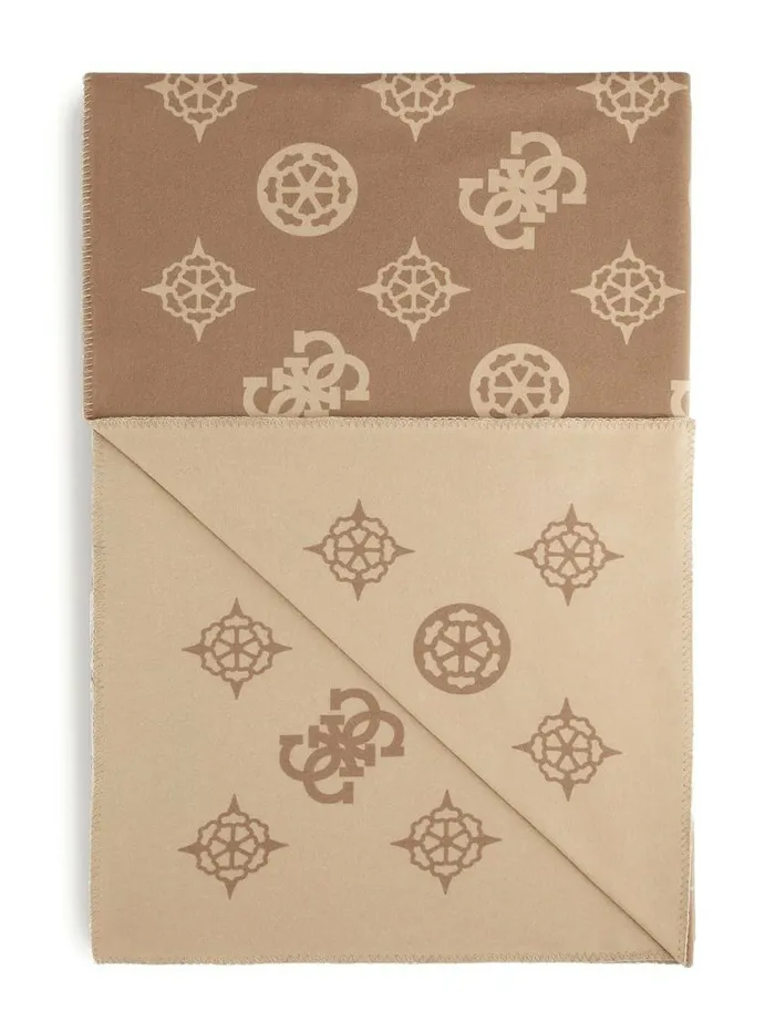 Home Women GUESS Fleece Peony Blanket Beige Overflow Home Women GUESS Fleece Peony Blanket Beige Overflow