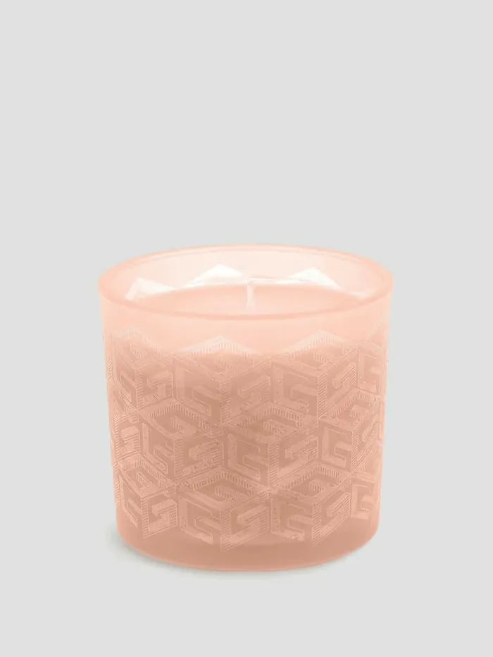 Home Women LaserCut G Cube Candle Pink GUESS Home Women LaserCut G Cube Candle Pink GUESS