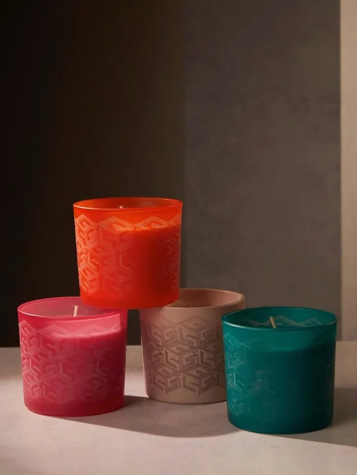 Home Women LaserCut G Cube Candle Pink GUESS Home Women LaserCut G Cube Candle Pink GUESS