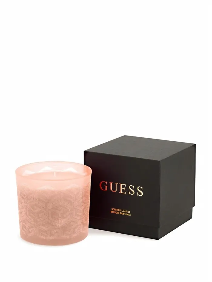 Home Women LaserCut G Cube Candle Pink GUESS Home Women LaserCut G Cube Candle Pink GUESS