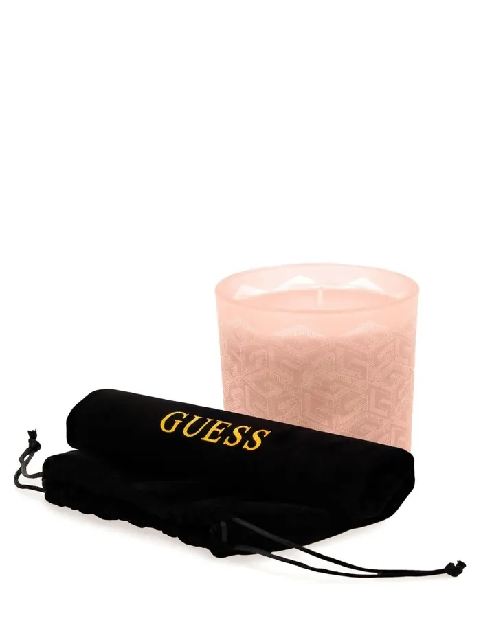 Home Women LaserCut G Cube Candle Pink GUESS Home Women LaserCut G Cube Candle Pink GUESS
