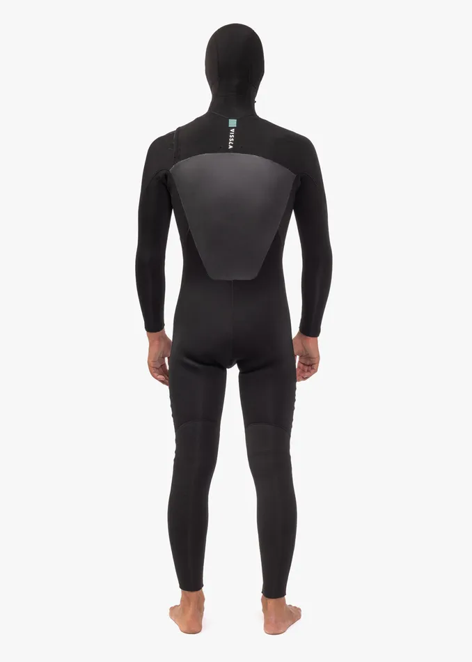 Hooded Wetsuits 7 Seas 65 Full Hooded Chest Zip Wetsuit Black Vissla Men Hooded Wetsuits 7 Seas 65 Full Hooded Chest Zip Wetsuit Black Vissla Men