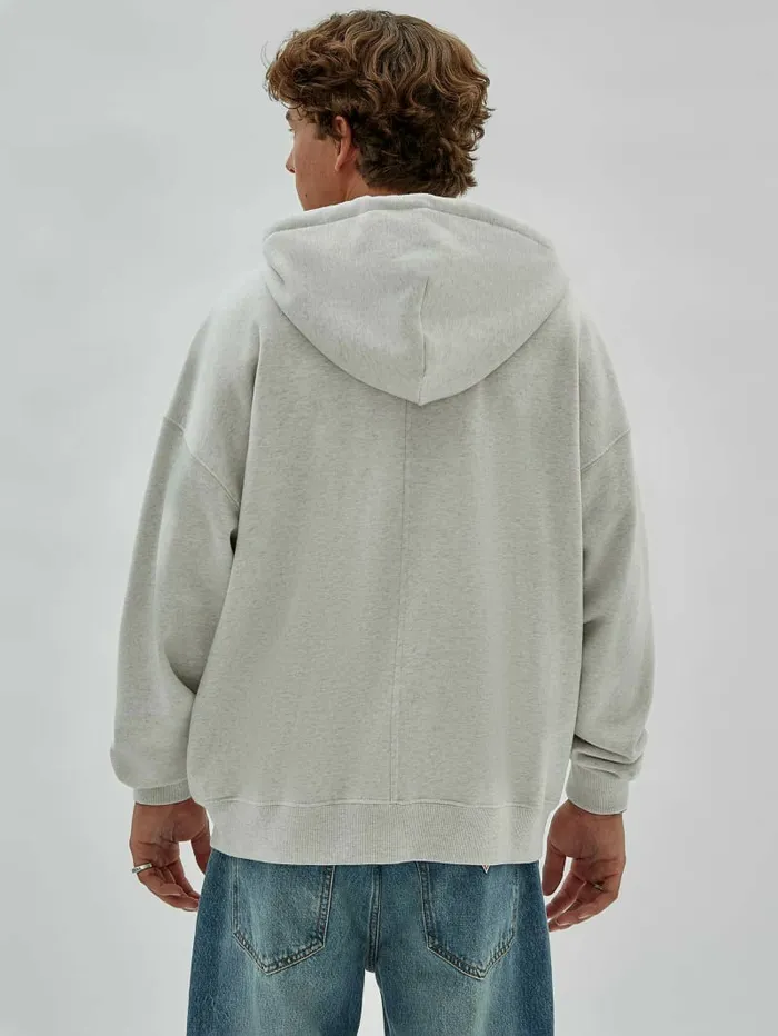 Hoodies and Sweaters GUESS Originals Heathered Logo Zip Hoodie Eli Aged Heather 8211 GUESS Men Hoodies and Sweaters GUESS Originals Heathered Logo Zip Hoodie Eli Aged Heather 8211 GUESS Men