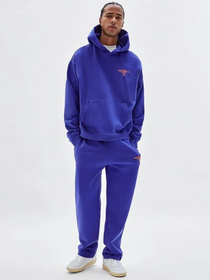 Hoodies and Sweaters Men GUESS GUESS Originals Hoodie Hybrid Blue Hoodies and Sweaters Men GUESS GUESS Originals Hoodie Hybrid Blue