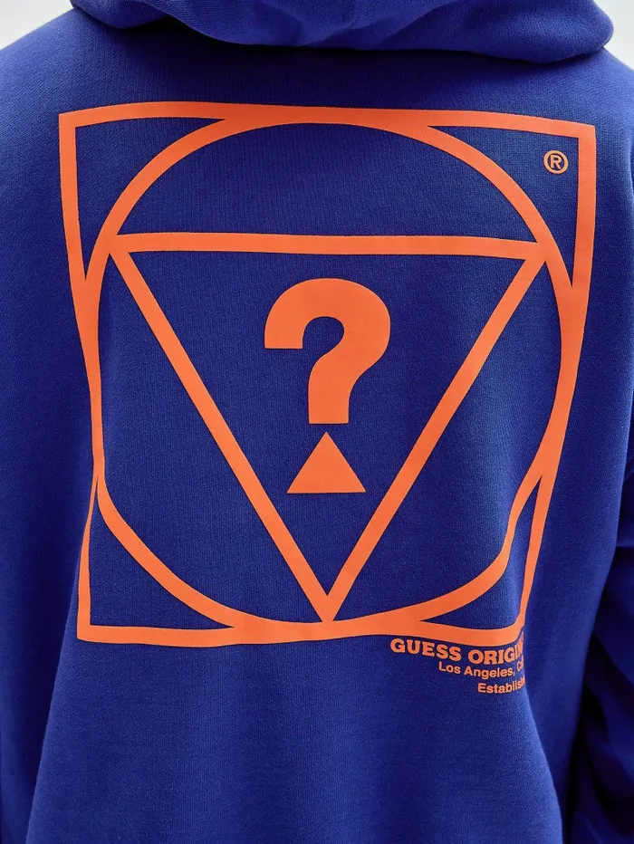 Hoodies and Sweaters Men GUESS GUESS Originals Hoodie Hybrid Blue Hoodies and Sweaters Men GUESS GUESS Originals Hoodie Hybrid Blue