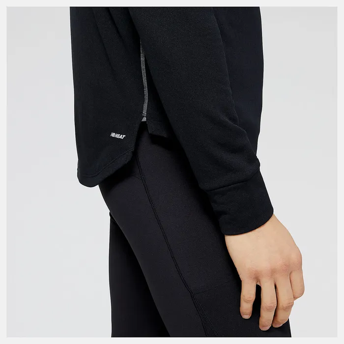 Hoodies and Sweatshirts Men New Balance NB Heat Grid Half Zip BLACK Hoodies and Sweatshirts Men New Balance NB Heat Grid Half Zip BLACK
