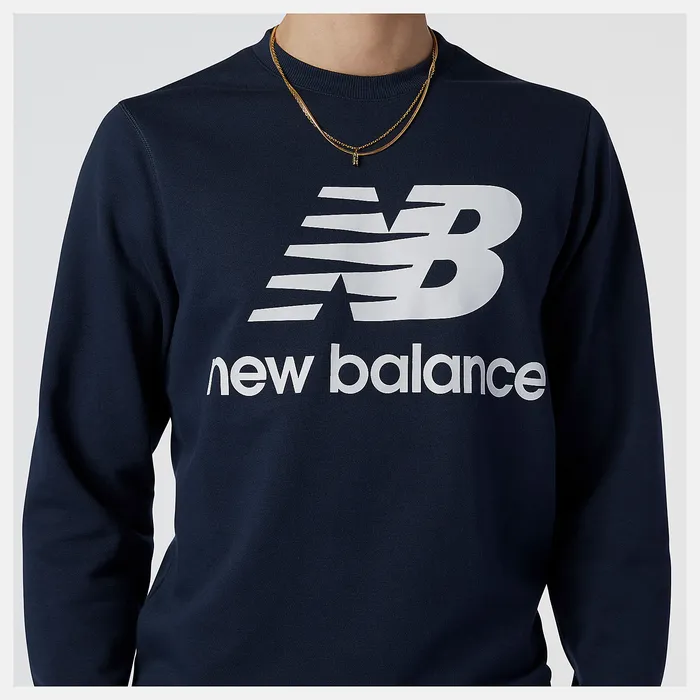 Hoodies and Sweatshirts NB Essentials Stacked Logo Crew ECLIPSE New Balance Men Hoodies and Sweatshirts NB Essentials Stacked Logo Crew ECLIPSE New Balance Men