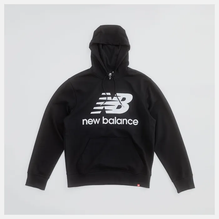 Hoodies and Sweatshirts New Balance Men NB Essentials Pullover Hoodie BLACK Hoodies and Sweatshirts New Balance Men NB Essentials Pullover Hoodie BLACK