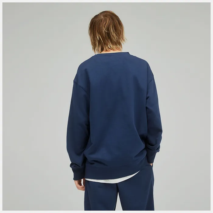 Hoodies and Sweatshirts Unissentials French Terry Crewneck Sweatshirt NATURAL INDIGO New Balance Women