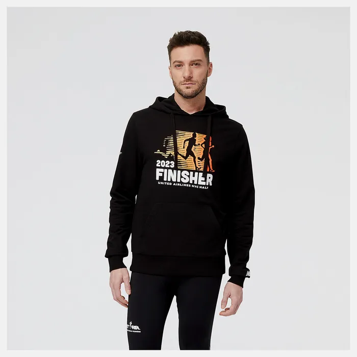 Hoodies and Sweatshirts United Airlines NYC Half Finisher Graphic Hoodie BLACK New Balance Men Hoodies and Sweatshirts United Airlines NYC Half Finisher Graphic Hoodie BLACK New Balance Men