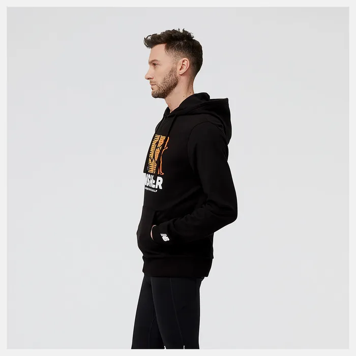Hoodies and Sweatshirts United Airlines NYC Half Finisher Graphic Hoodie BLACK New Balance Men